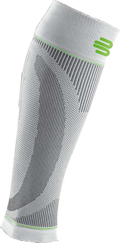 Bauerfeind Sport Compressie Onderbenen Sleeve (Per paar) - Wit - Maat 43-46 - Unisex