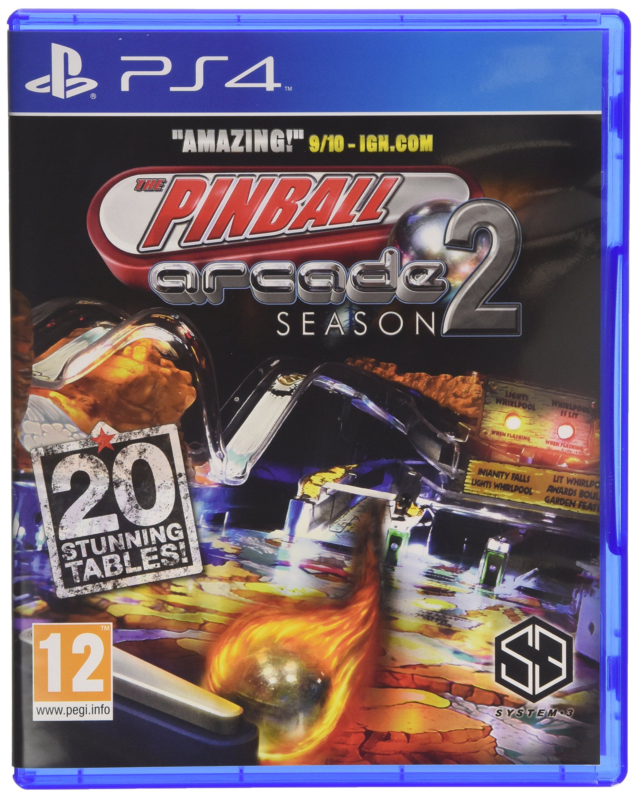 System 3 The Pinball Arcade Season 2 - PS4 - Arcade Game - 12+