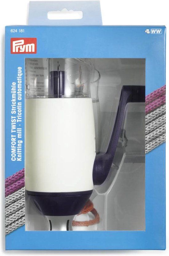 Prym Breimolen Comfort Twist - Wit/Blauw - Kunststof
