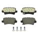 Ferodo FDB1862 PREMIER remblokkenset, schijfrem - (4-delig) - (4 stuks) | Compatibel met: HONDA CIVIC VIII Hatchback, CIVIC VIII Stufenheck