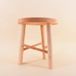 Tabouret en bois clair D30x33cm