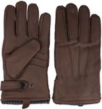 Strellson Handschoenen Leer Bruin Heren Maat L