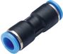 Tru Components Koppeling recht PU10 Buis-Ø: 10 mm 1 stuk
