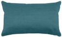 Stof Textile sierkussen Bea - petrol blauw - 30 x 50 cm