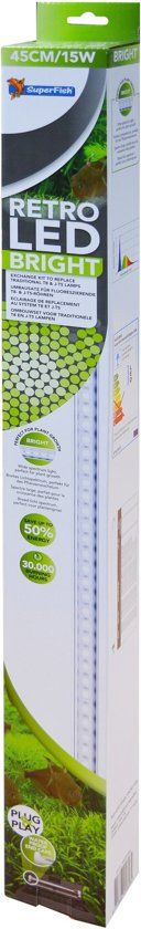SuperFish LED Superbright - T8 & T5 Fitting - 45 cm - 15 W
