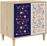 vidaXL Badkamerkast MAINZ Sonoma 60 x 40 x 60 cm Bewerkt hout