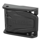 SEAC Rubberen riemgesp, vervangende nylon gesp voor elastische onderwaterriem, uniseks, volwassenen, zwart, één maat