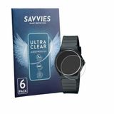Savvies Screenprotector voor Casio Collection MQ-24 - Folie Beschermfolie transparant 6 Stuks
