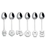Guzzini Love Set met 6 lepels, roestvrij staal 18/10, zilver, 18