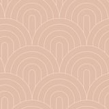 ESTAhome behang art deco bogen perzik roze - 53 cm x 10.05 m - 139218