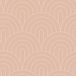 ESTAhome behang art deco bogen perzik roze - 53 cm x 10.05 m - 139218