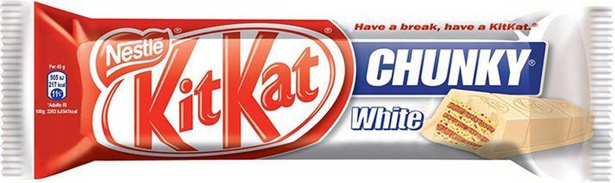 Kitkat Kitkat Chunky White- 24x 40 gram