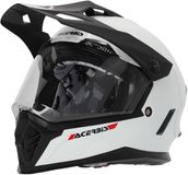 Acerbis Rider Junior Solid Wit Kinder Crosshelm