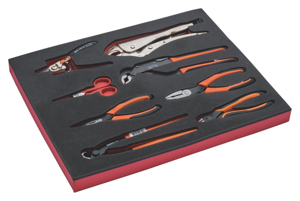 Bahco Foaminlay Fit&Go 2/3 met tangen - 8-delig - FF1F4002