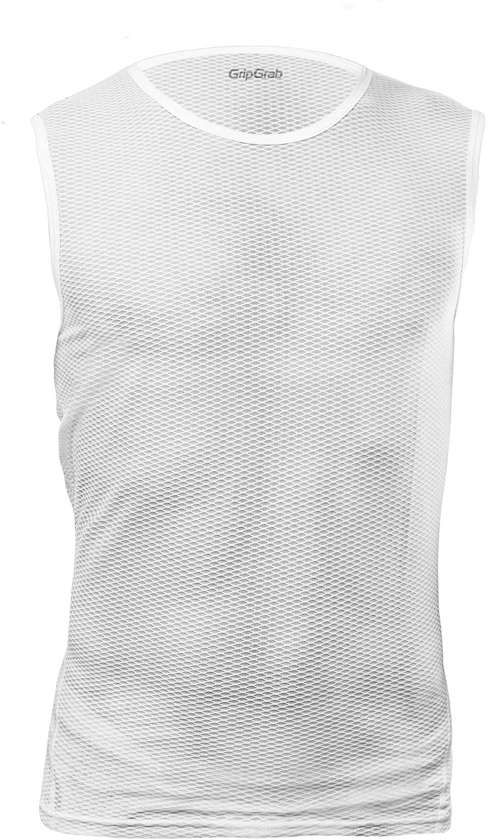 GripGrab Ultralight Sleeveless Baselayer Ondershirt - Wit - Maat M