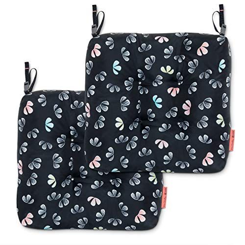 Classic Accessories Vera Bradley - Waterbestendige Terrasstoelkussens - 2 stuks - Gingko Vlinders