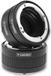 Caruba F-mount Tussenring set Nikon Chroom (type II)