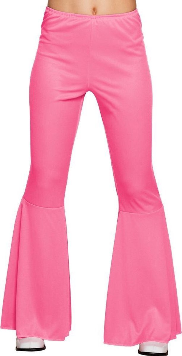 - Flarebroek roze M stretch