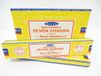 Satya Nag Champa encens Sept Chakras 12 x 15 grammes