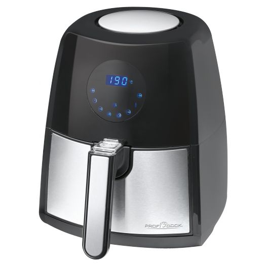 ProfiCook PC-FR 1147 H - Heteluchtfriteuse - 2.5L - Zwart/RVS