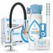 Ari robinet de cuisine 3 voies, flexible, chrome, robinet d'évier extractible. Inclut système de filtration d'eau Dafi D1, modèle sous plan