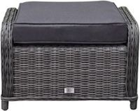 AVH-Collectie AVH Outdoor Tuinmeubelen Toscane XL voetenbank 72x58xH46 cm antraciet