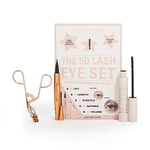 Makeup Revolution 5D Lash Eye Set, 3 stuks