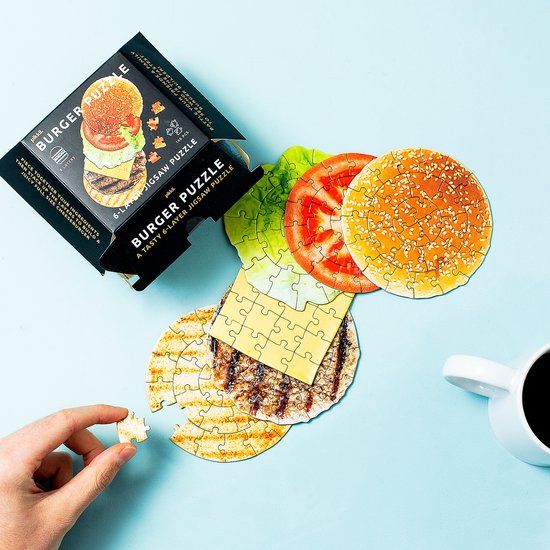 Pikkii Hamburger Puzzel (160 Stukjes) - Legpuzzel