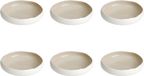 Medard de Noblat Oslo Linen Soepbord 20 cm 6-delig Aardewerk Wit/Linen Rond