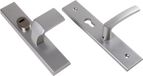 Ami Schildgarnituur de sécurité SKG - épaisseur de porte 55/60 mm - KT 72 réversible - réversible - F1 - dkr 332 m6