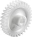 Reely Polyacetaal Recht tandwiel Module 1.0 Boordiameter 6 mm 30 tanden Kunststof Kleurloos