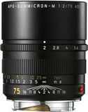 Leica Apo-Summicron-M 75mm f/2 Zwart