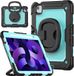 tablet protective case Wolfdragon Tablethoes geschikt voor iPad Air 4/5 10.9 (2020/2022) Zwart Turkoois