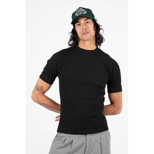 Prohibited slim T-shirt zwart