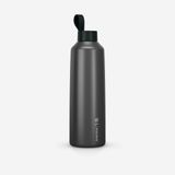 Bouteille en acier inoxydable 1,5L avec bouchon à vis, composée à 75% d'acier recyclé