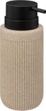 5five Zeeppompje Onyx - beige - polystone - 17x7 cm - 350 ml - zeep dispenser