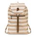 Invicta Minisac Heritage Rugzak, Beige, 8 litri, polyester