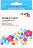 FLWR - Cartridges / Brother LC-985C / cyaan / Geschikt voor Brother