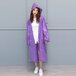 WiseGoods Luxe Regenjas Unisex Paars - One Size - Met Capuchon