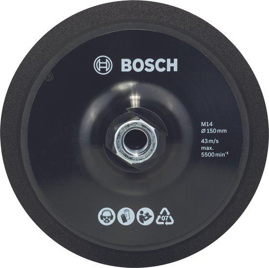Bosch Steunschijf M 14 - Ø 150 mm - met klithechting