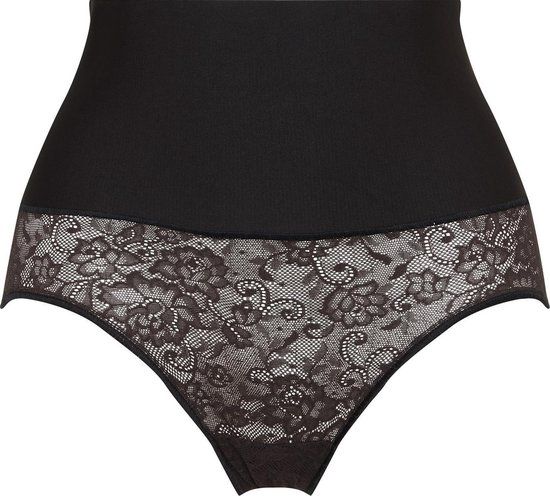 Maidenform Tame Your Tummy Brief Lace - Black Lace - XXL