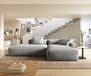 DELIFE Hoekbank Freestyle Pure Structuurstof zacht grijs 310x200 cm