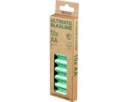 Deltaco Ultimate Alkaline - AA Batterij 10 stuks - Ecolabel