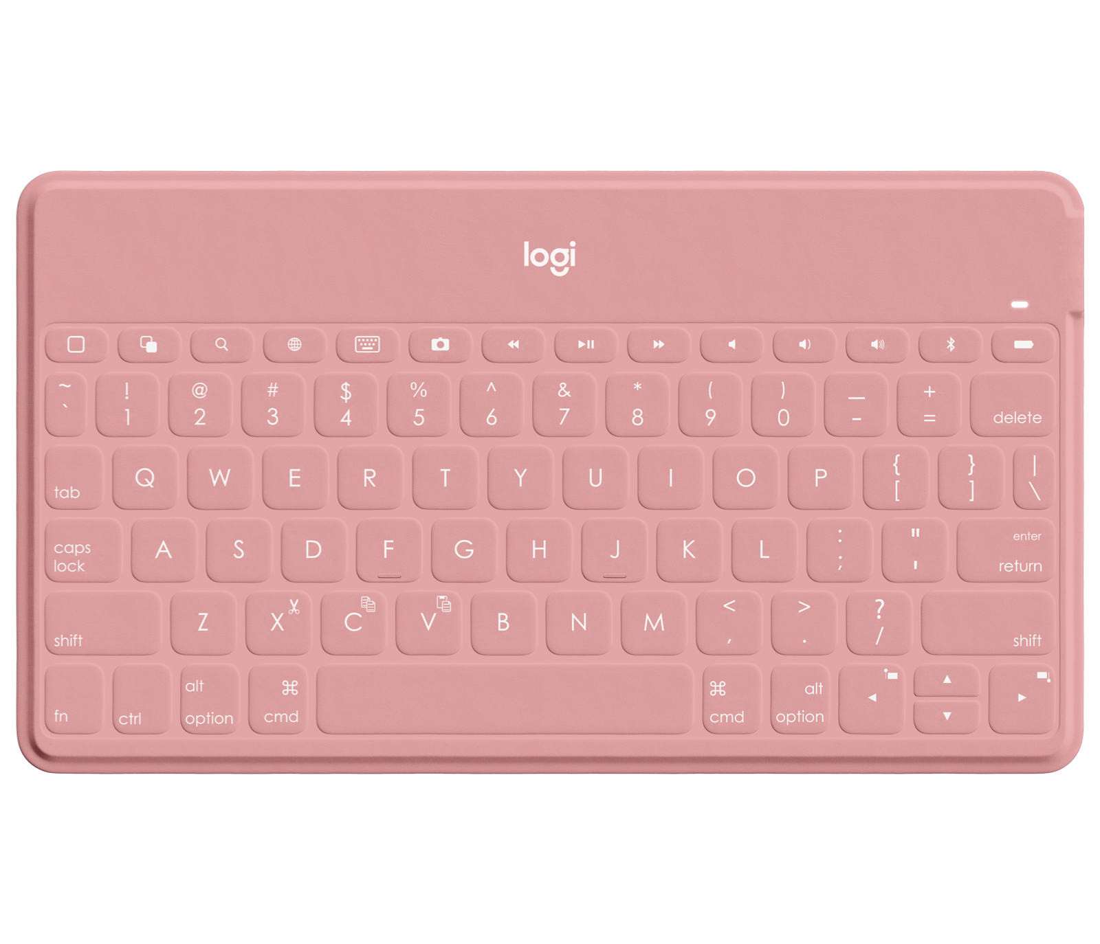 Logitech Keys-To-Go - Roze - Draadloos toetsenbord voor mobiel apparaat