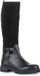 Marco Tozzi Dames Laarzen 2-25603-43 098 Zwart Leer Boven de knie Blokhak Ritssluiting 40 EU