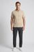 Baileys Polo shirt Korte mouw Gestreept Katoenmix Regular Fit Mannen Sand XXL