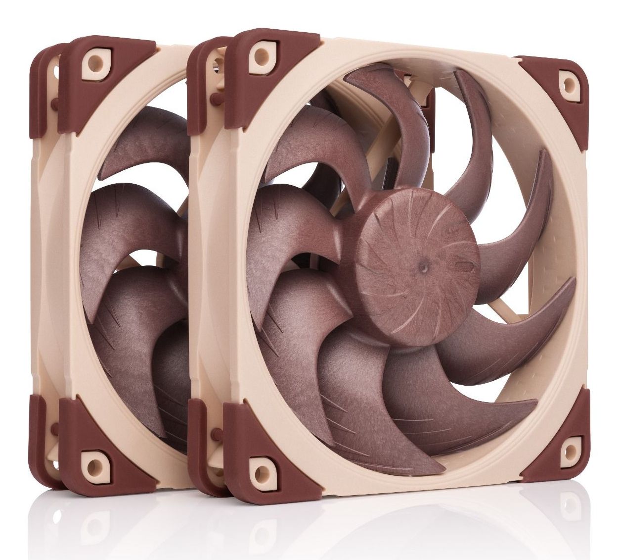 Noctua NF-A12x25 G2 PWM SX2-PP - 120mm Fan - Beige - 2 Pack