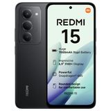 Xiaomi Redmi 15, Smartphone 8+256GB, 6.9" FHD+ 144Hz DotDisplay, Snapdragon 685, 50MP AI dual camera, 7000mAh Battery, Midnight Black, Charger Not Included