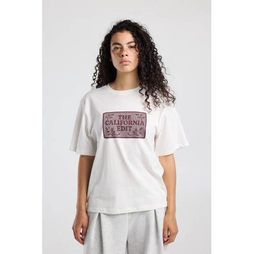 America Today T-shirt met print - wit