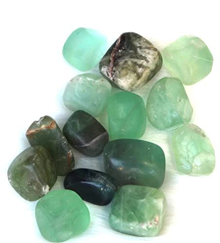 Jet International Groene Bloemiet Tuimelsteen 100 Gram - Echt Een Rang Ca.75" tot 1 Inch